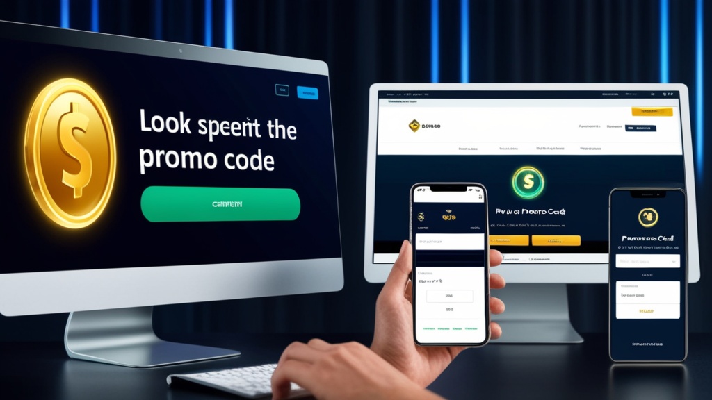 Speler vult een bonuscode in op een casino-interface met bevestiging op het scherm
