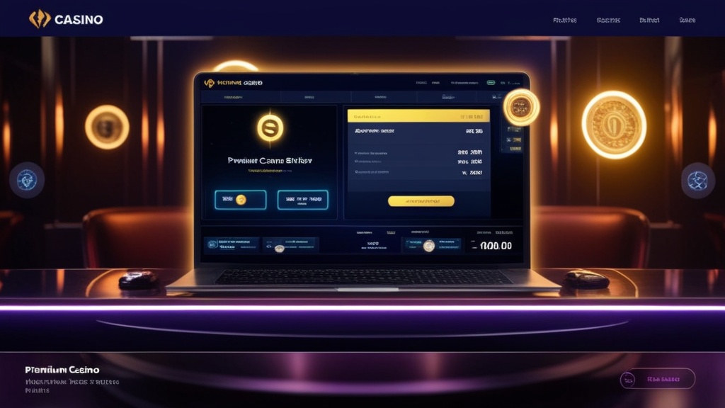 Speler beoordeelt uitbetalingsstatus in een donkere casinoreviewsetting